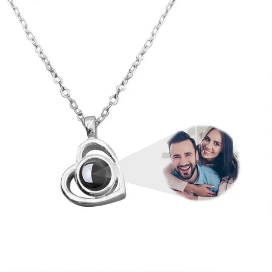 Heart Photo Necklace