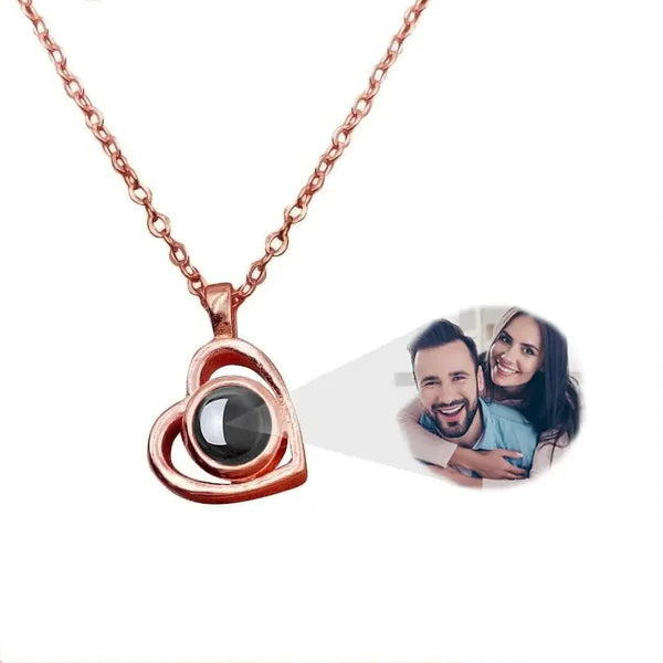 Heart Photo Necklace