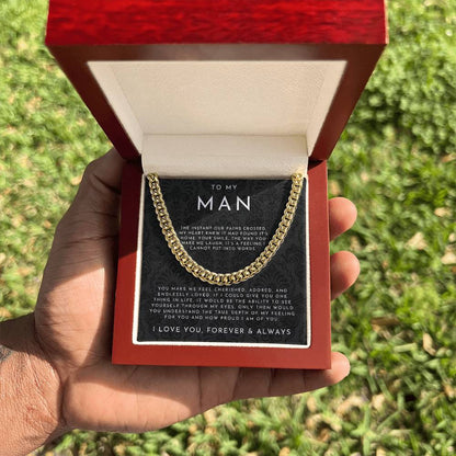 To My Man Necklace