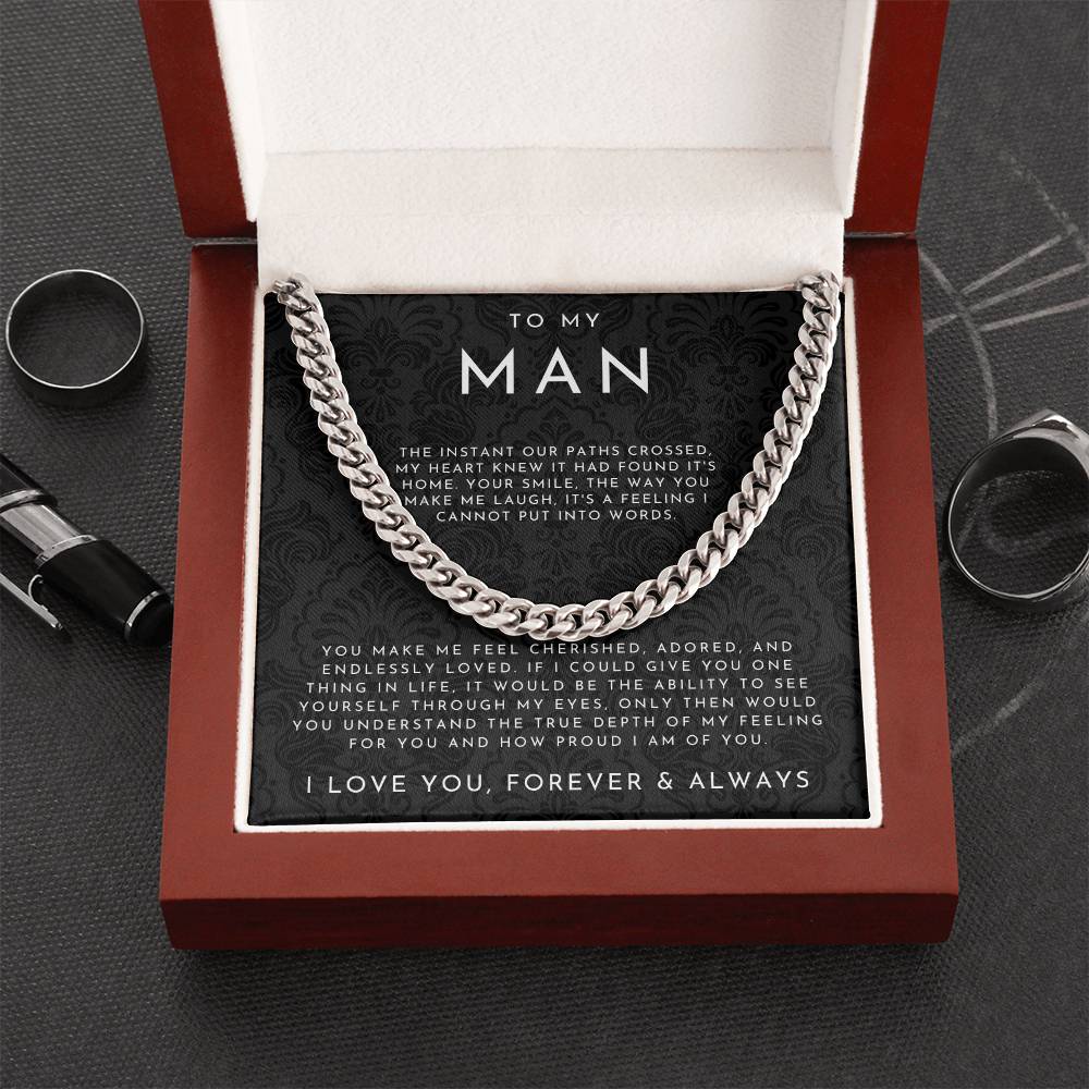 To My Man Necklace