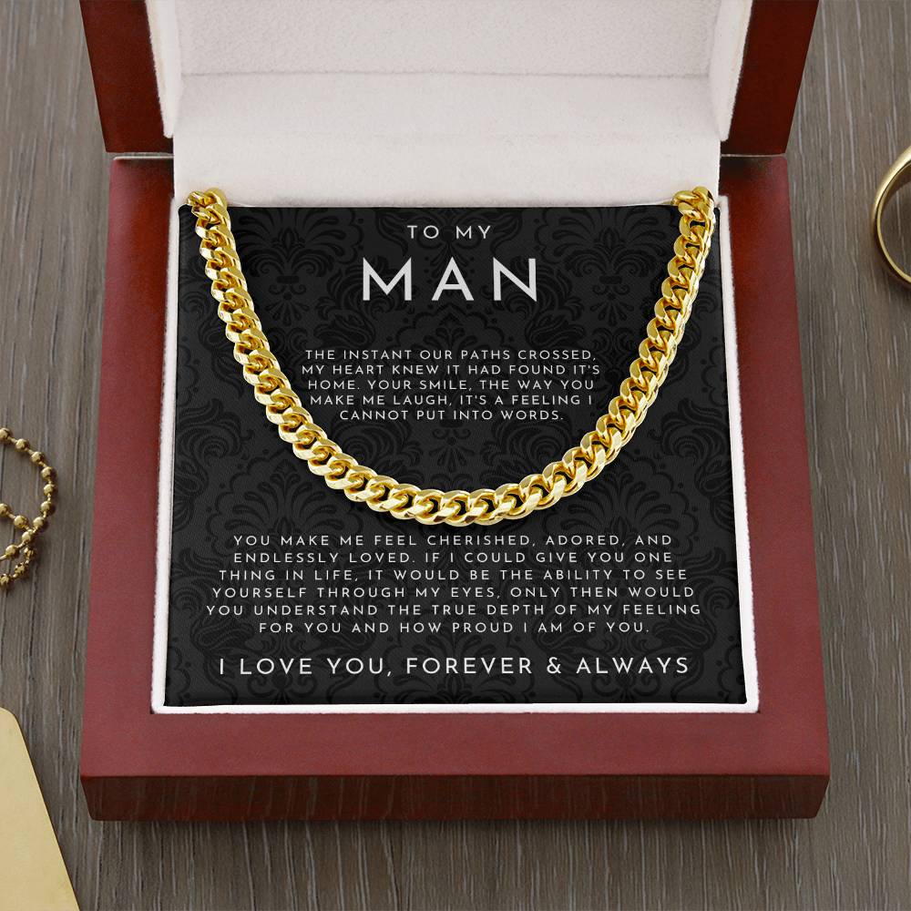 To My Man Necklace