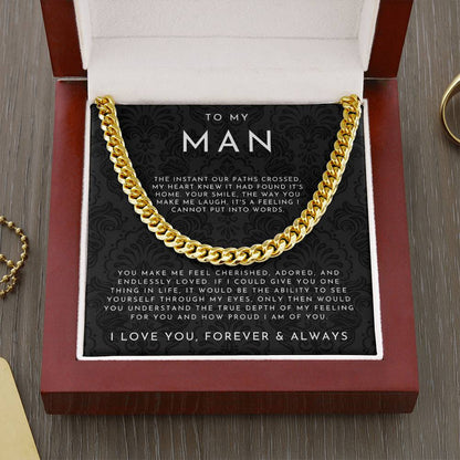 To My Man Necklace